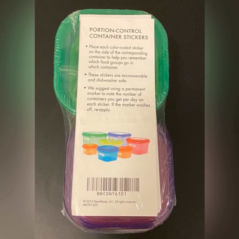NEW Beachbody/BODi (21 Day Fix) portion control containers